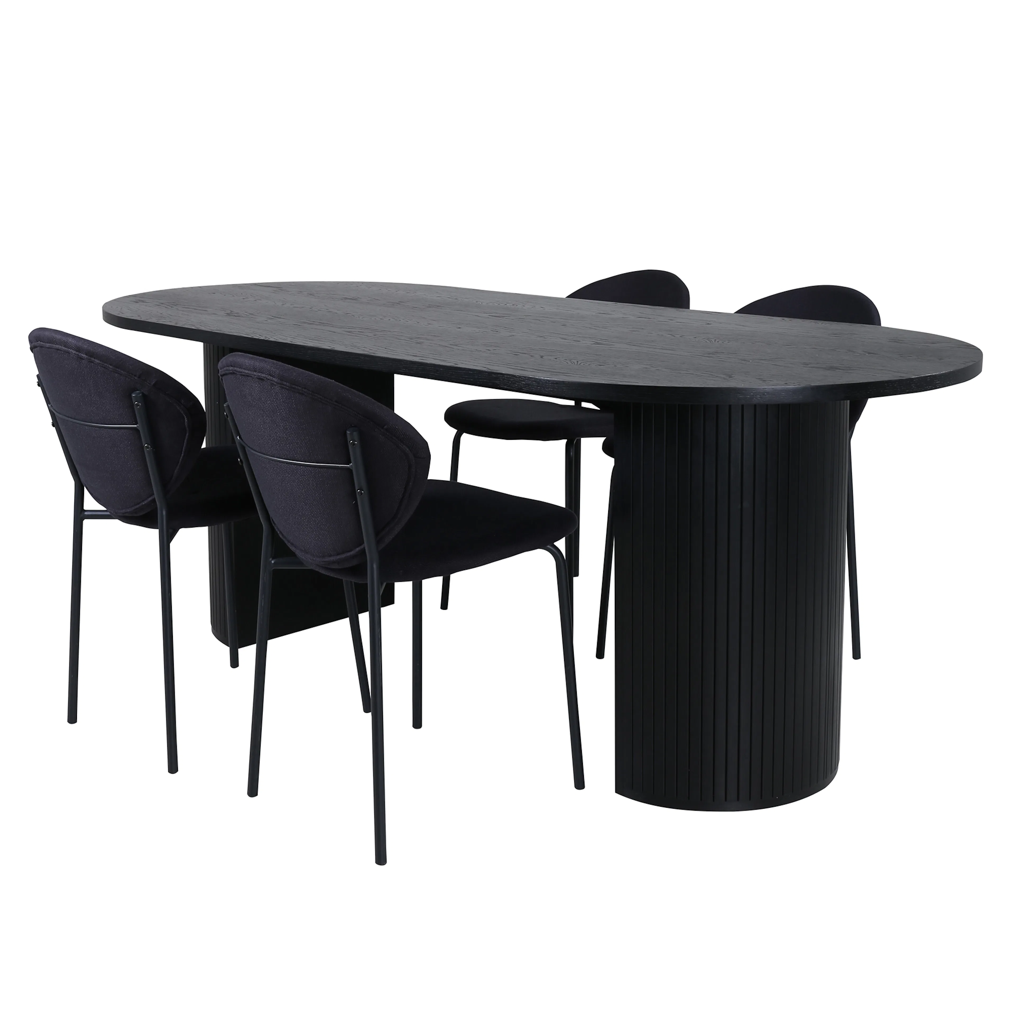Spisegruppe Venture Home Bianca med 4 Valor Stoler