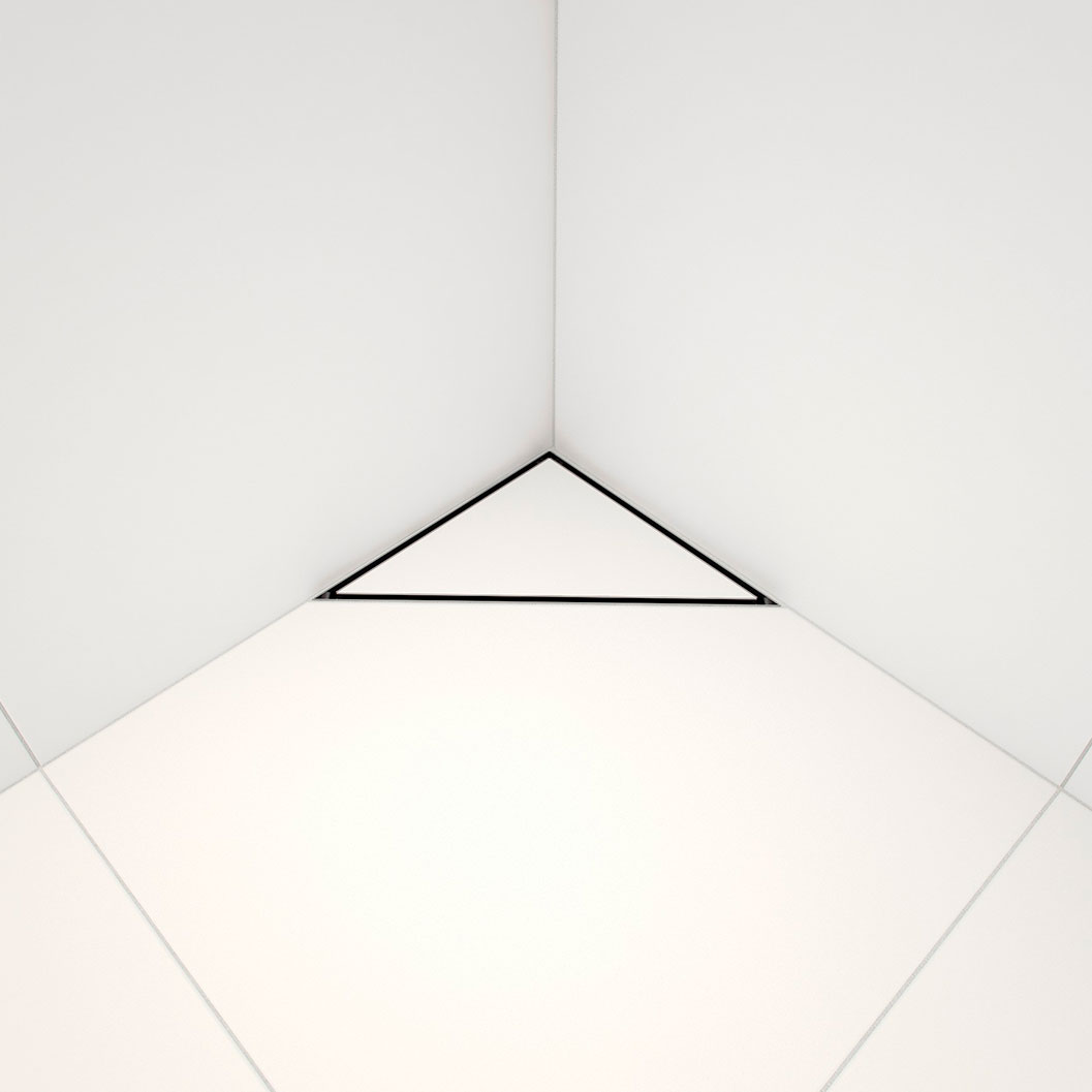 Golvbrunn Purus Corner Tile Insert