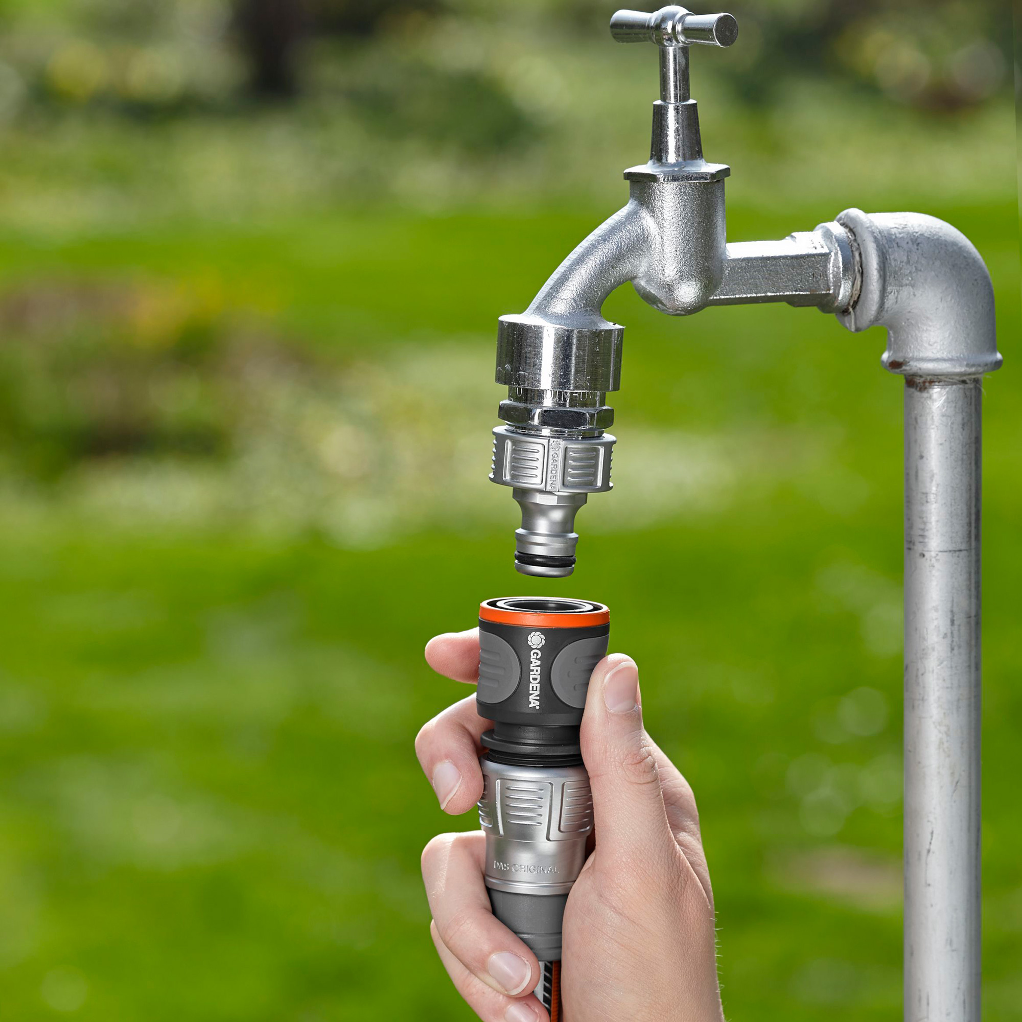 Slangekobling Gardena Premium G 1/2 + G 5/8