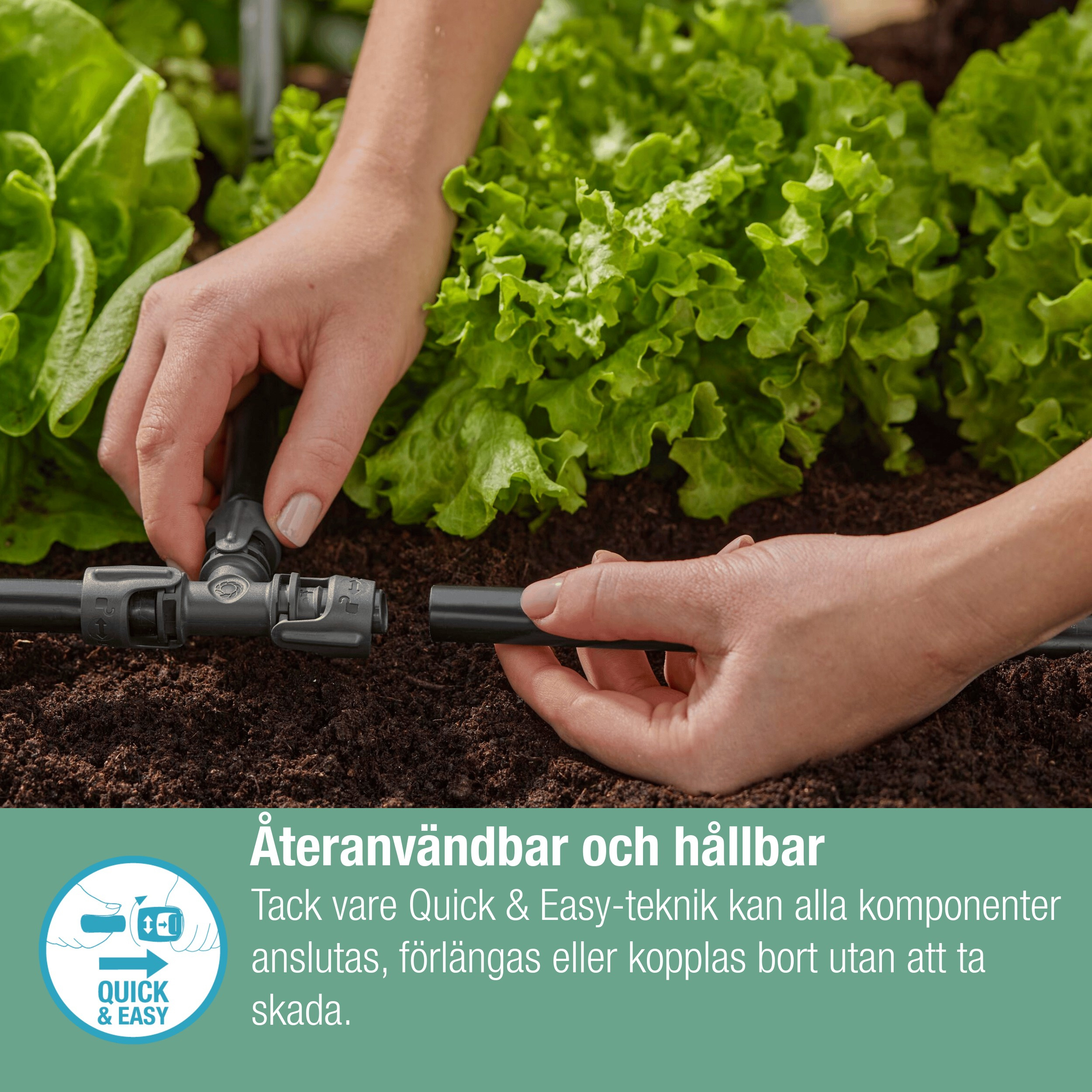 Vanningssett Gardena Micro-Drip Blomster/Kjøkkenhager