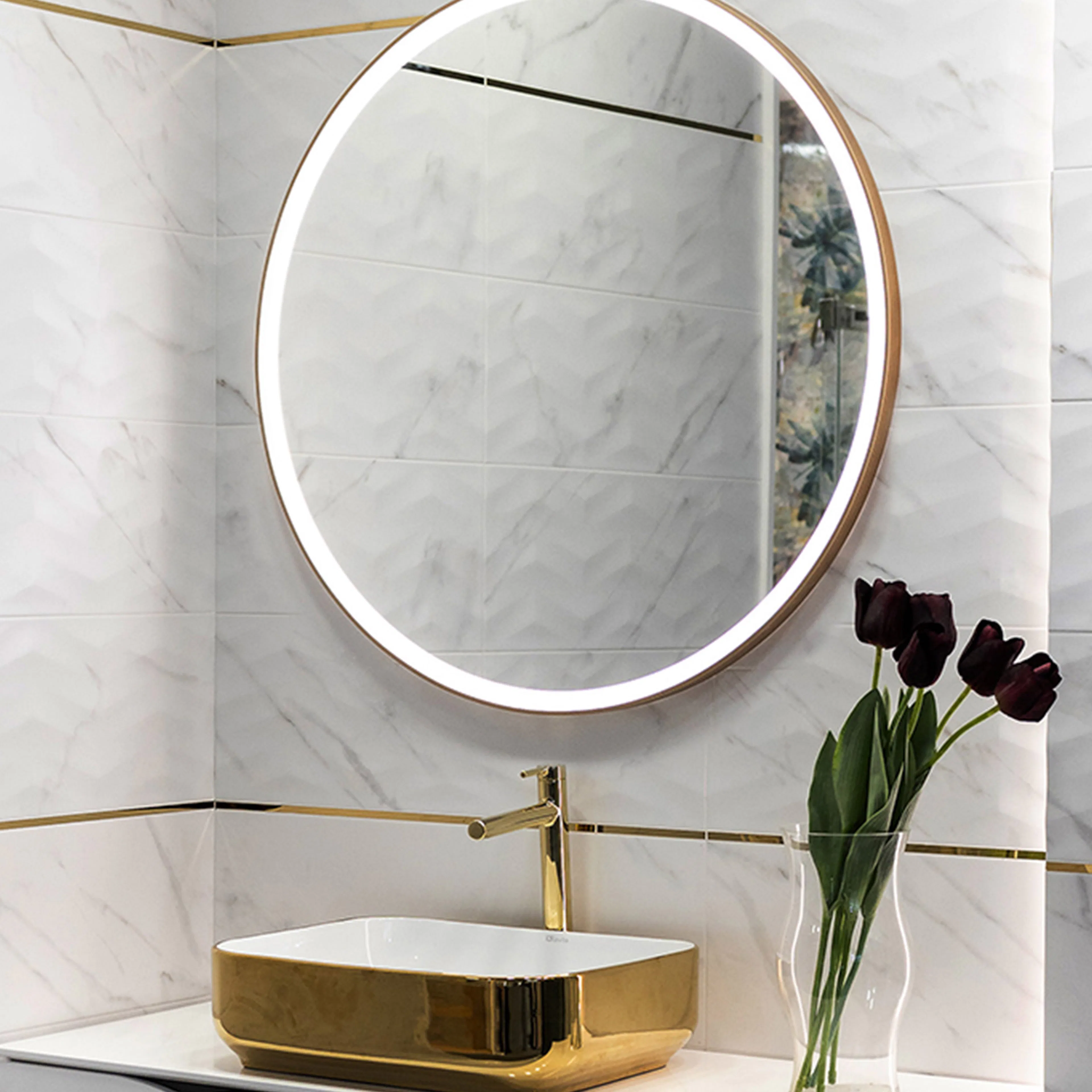 Speil Vidi Soft LUX med LED-belysning