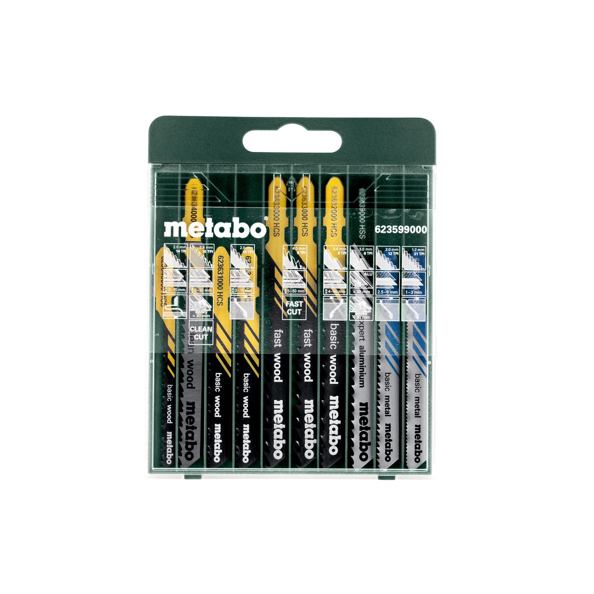 Stikksagblader Metabo Sortiment 10 deler