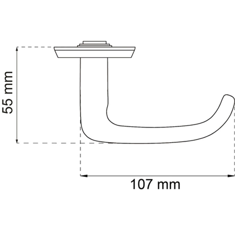 Ytterdørvrider Habo A640