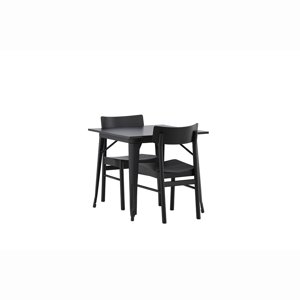 Spisegruppe Venture Home Tempe med 2 Montros Stoler