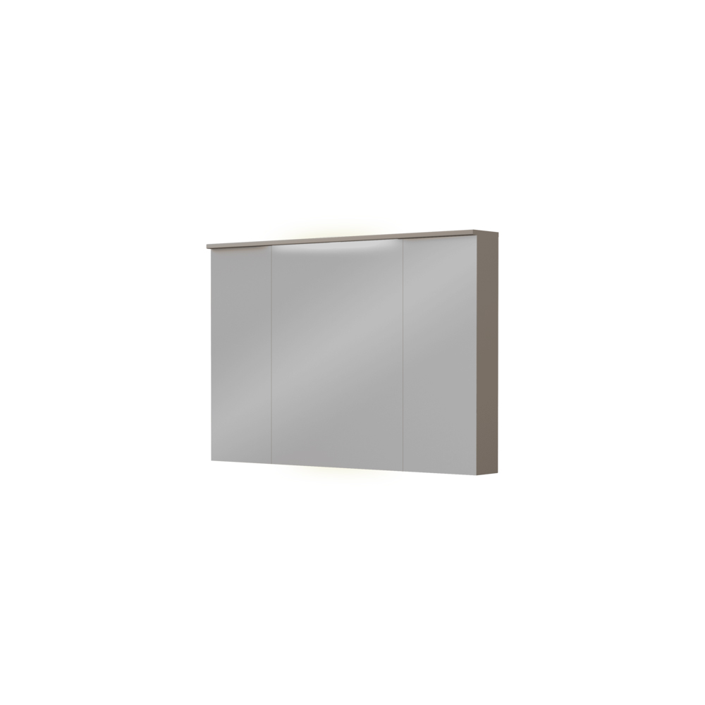 Speilskap FOSSBAD B120 D12 med Lystopp 60 + 30 + 60