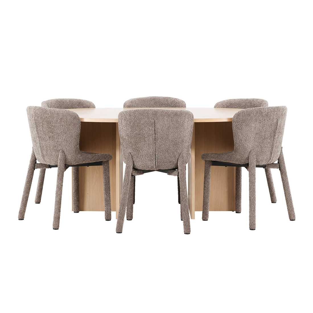 Spisegruppe Venture Home Strada Ø120 cm med 6st Astoria Spisestoler