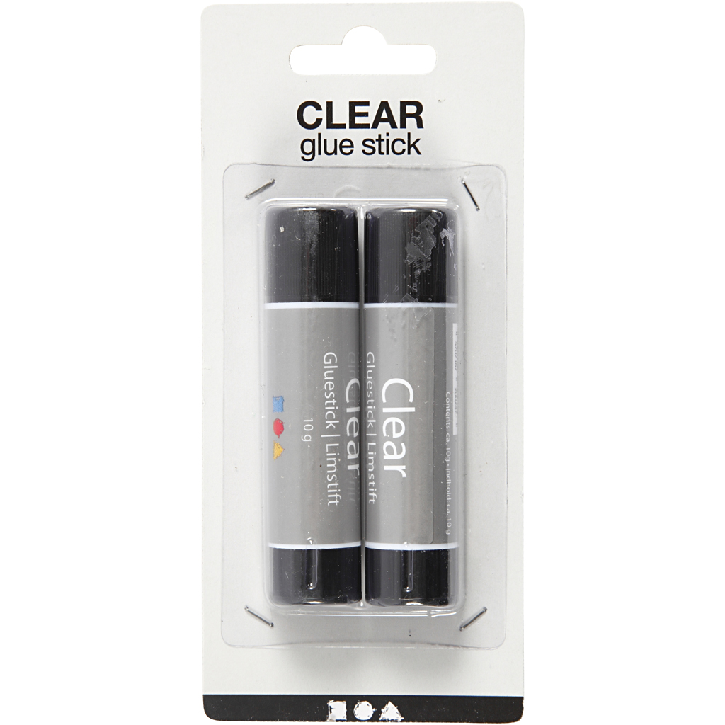 Limstift Creativ Company Clear Rund 2 stk/1 Pk