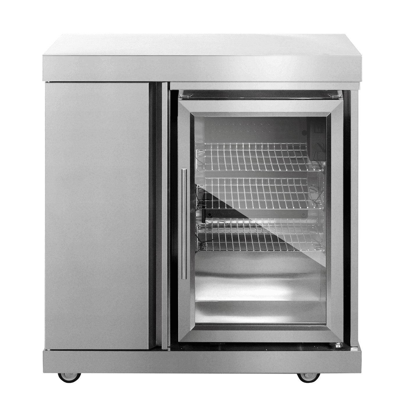 Frittstående Kjøleskap og Oppbevaringsskap Myoutdoorkitchen Classic Line Rustfritt 304SS Modul