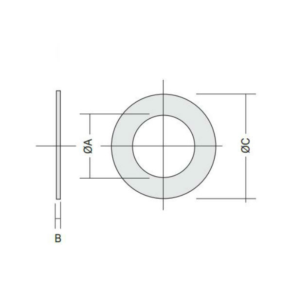Rosett Kaminexperten Svart 120