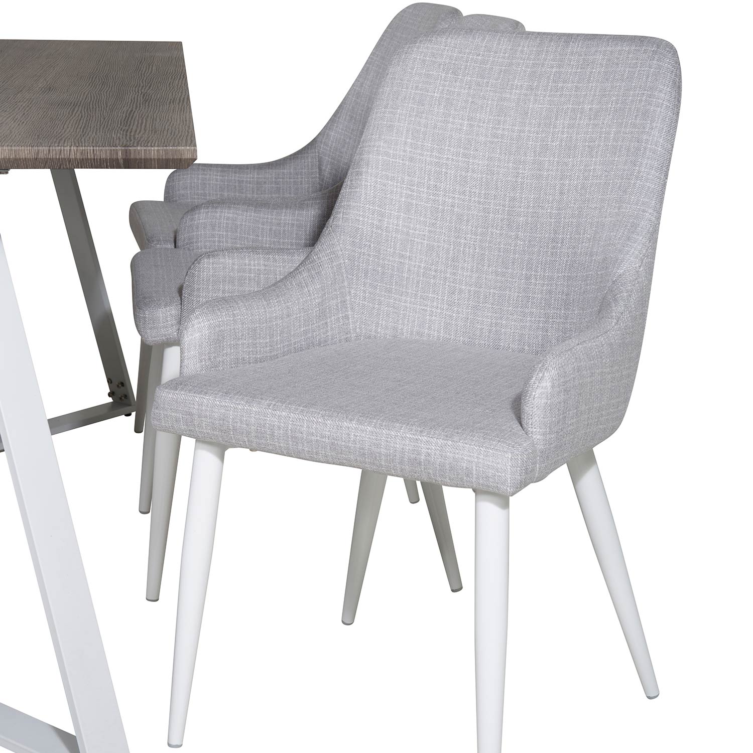 Spisegruppe Venture Home Madde med 6 Plake Stoler