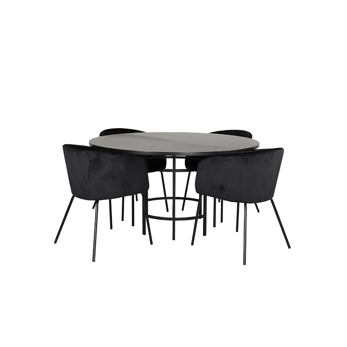 Spisegruppe furniture/fashion Copenhagen Ø140 cm med 4 Berit Stoler