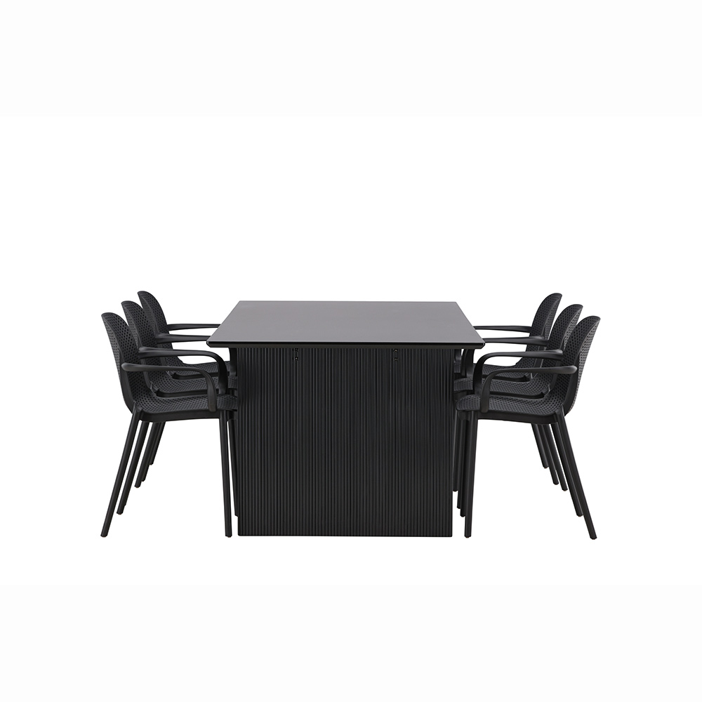 Spisegruppe Venture Home Vail med 6 Baltimore Stoler