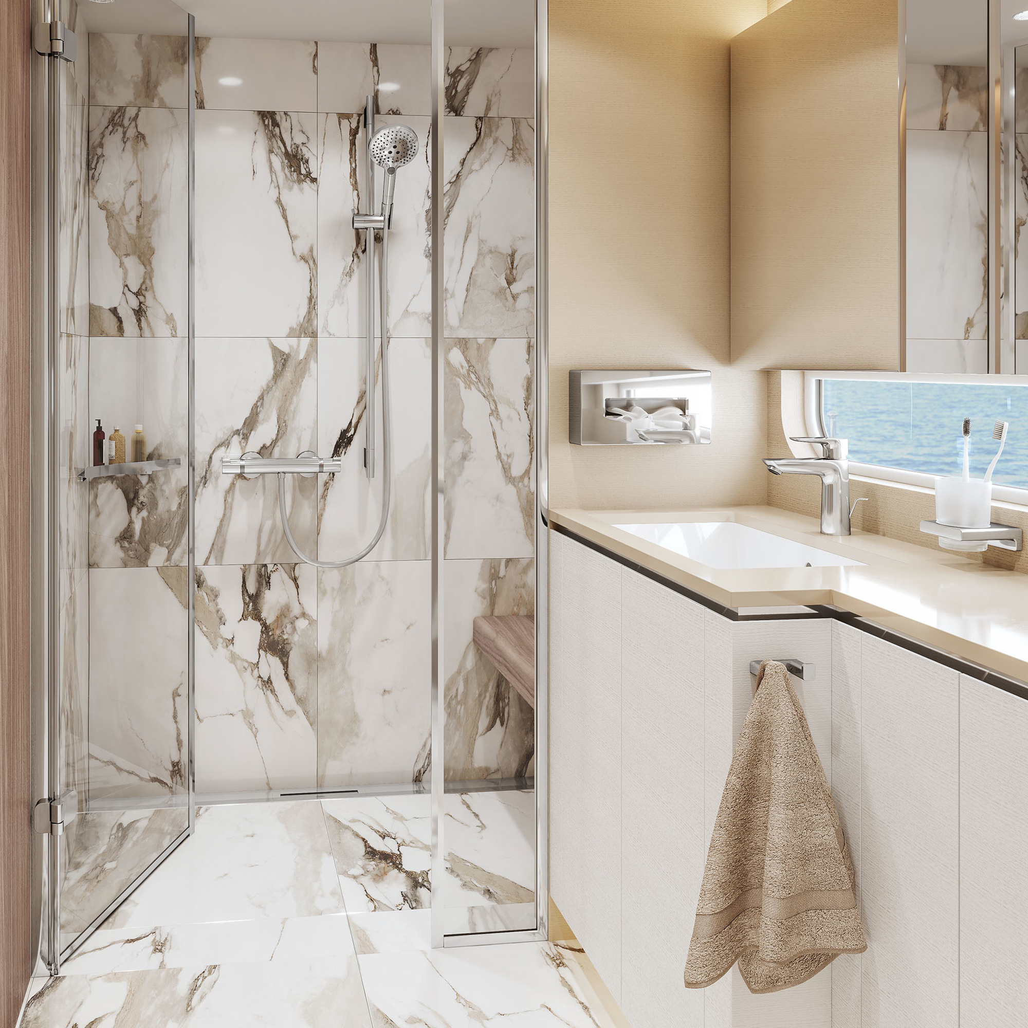 Dispenser Hansgrohe AddStoris for Tørkepapir