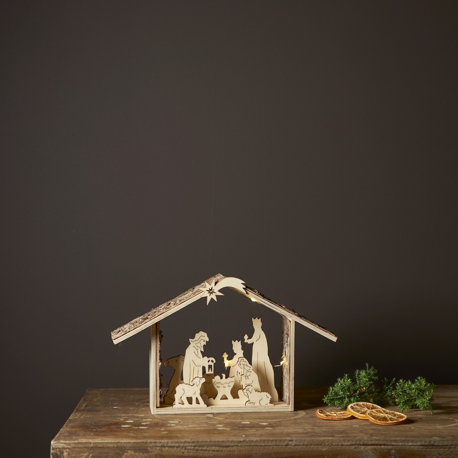 Borddekorasjon Star Trading Yuletide