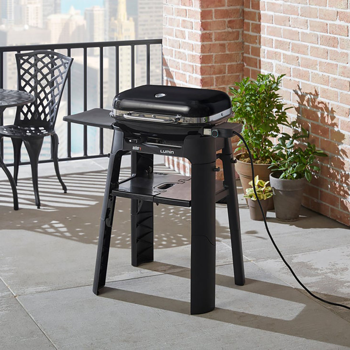 Elektrisk Grill Weber Lumin med Stativ