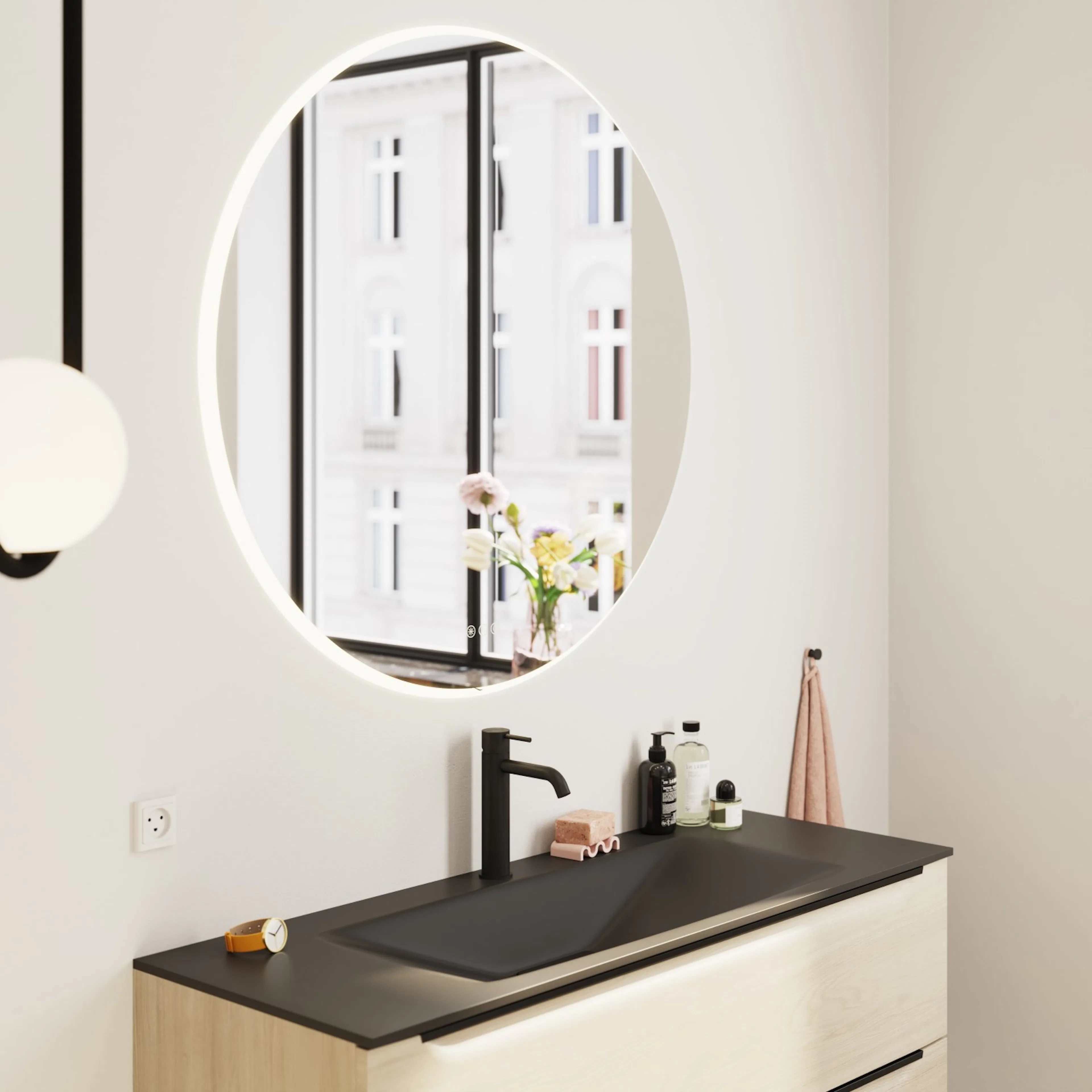 Servant Linn Bad Vale Glass Enkel