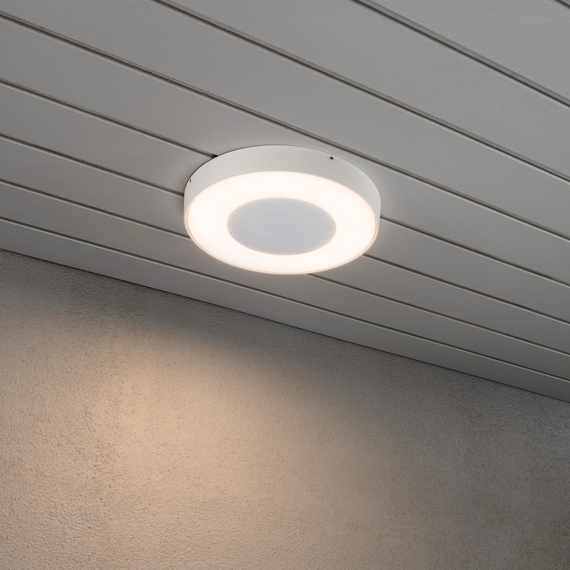 Vegglampe Gnosjö Konstsmide Carrara Rund LED med Fjernkontroll