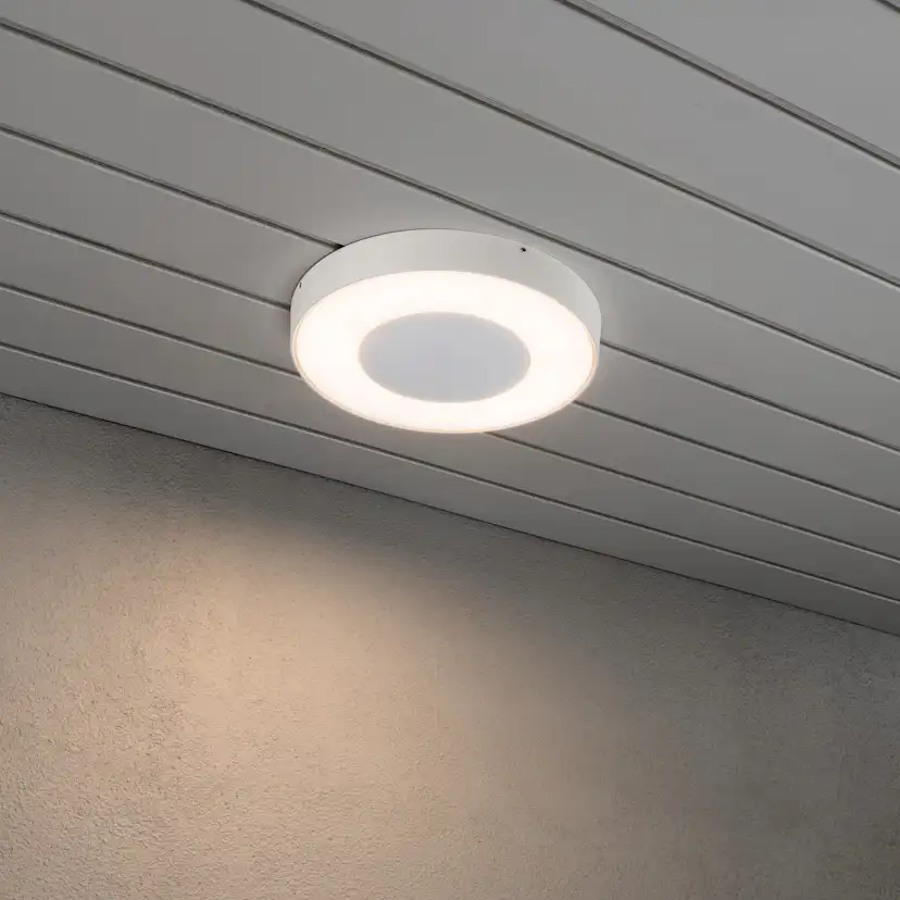 Vegglampe Gnosjö Konstsmide Carrara Rund LED med Fjernkontroll