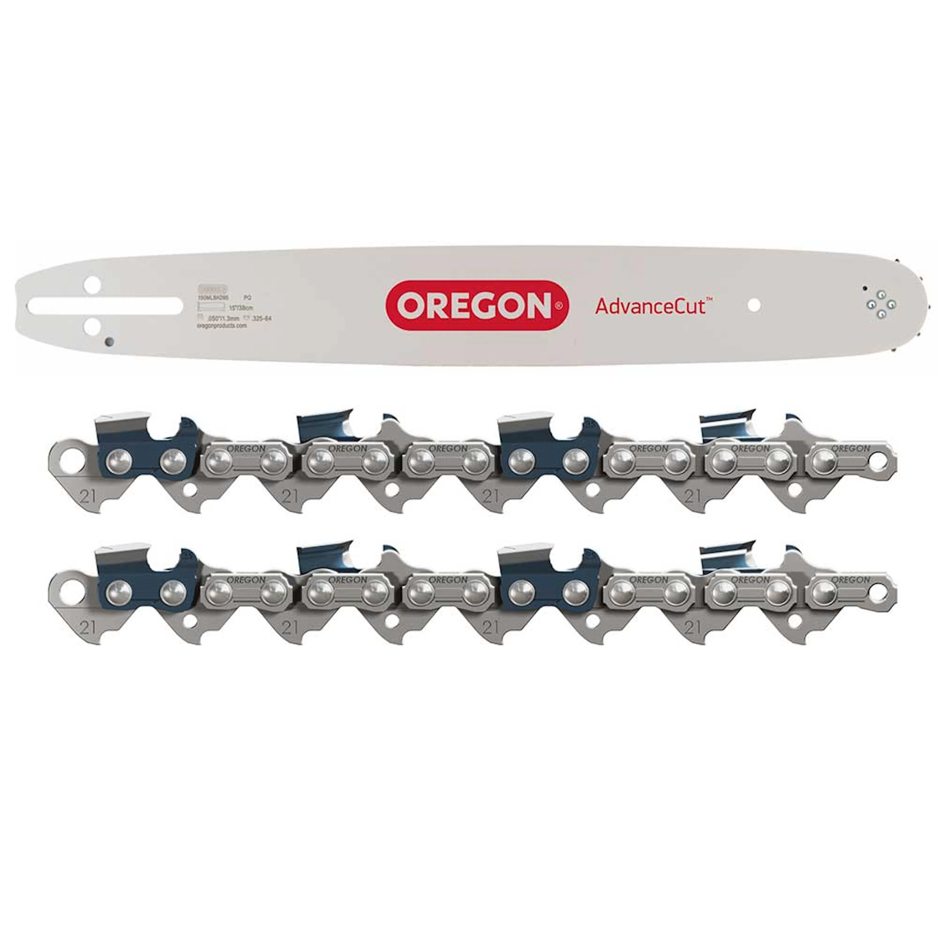 Sagkjede Oregon Kombi 158PXBK095 + 2 st Sagkjeder 21BPX064E
