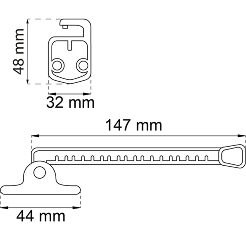 Vindusholder Habo 1225-2