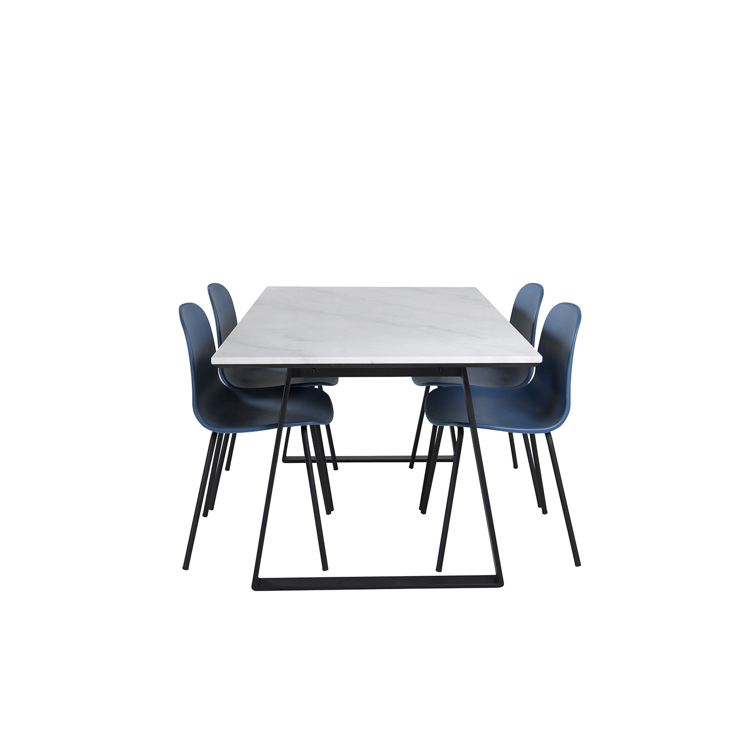 Spisegruppe Venture Home Estelle 140 med 4 Ardi Stoler