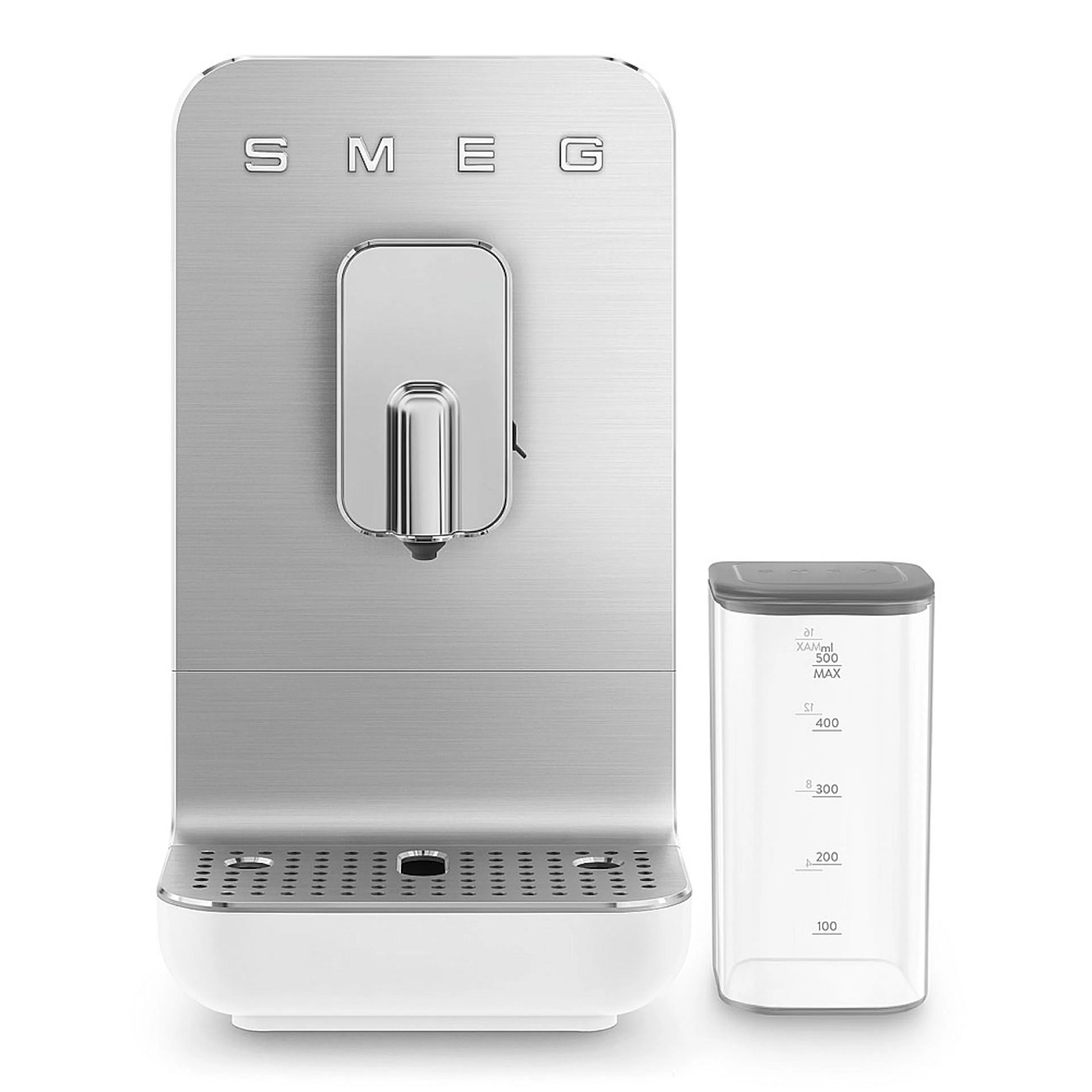 Espressomaskin Smeg BCC13WHMEU Hvit med Innebygd Kaffekvern og Melkesystem