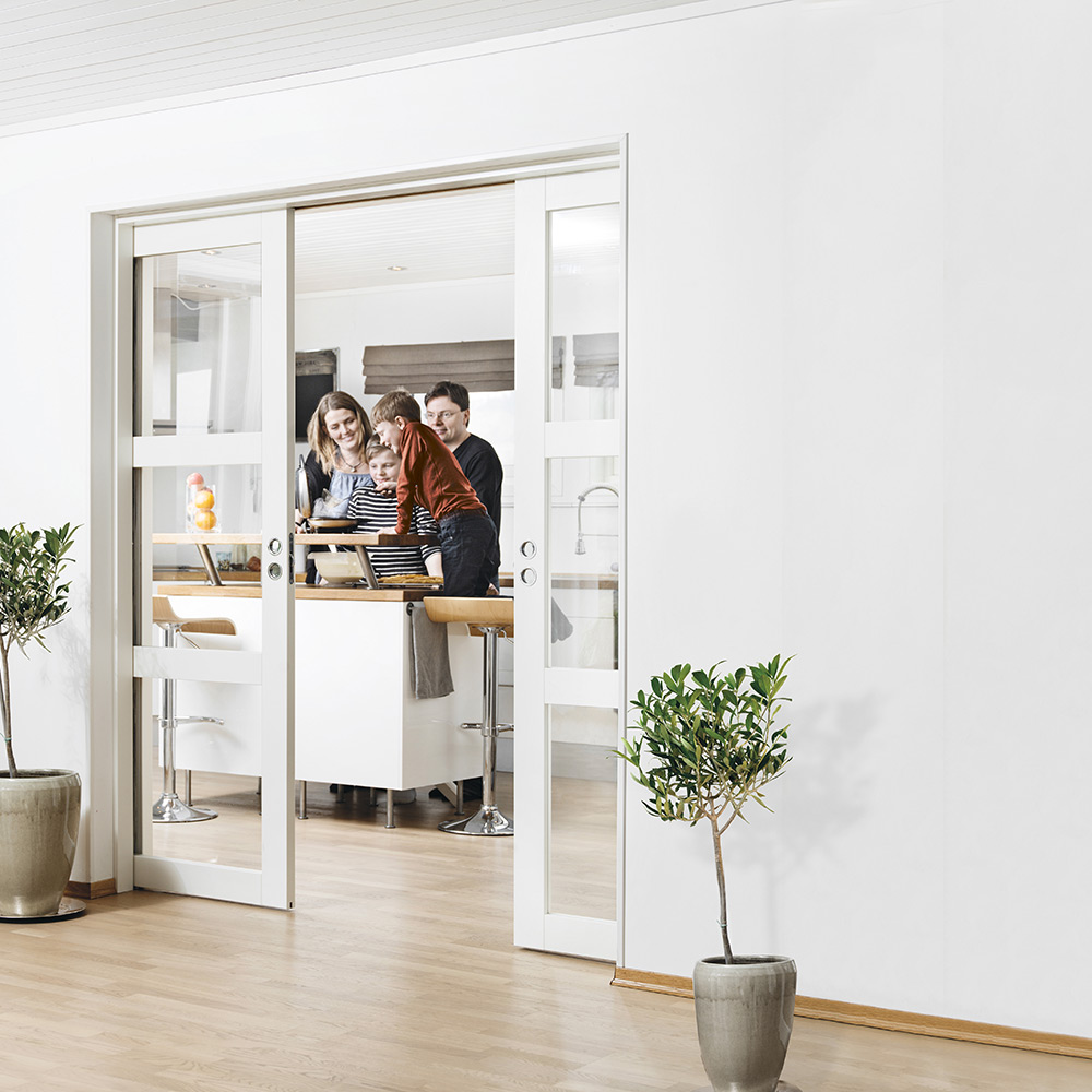 Skyvedør Bygg1 Base 3 Klarglass
