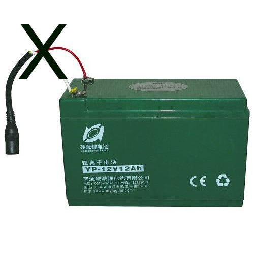 Batteri Ryom for Elektrisk Sprøyte på Hjul