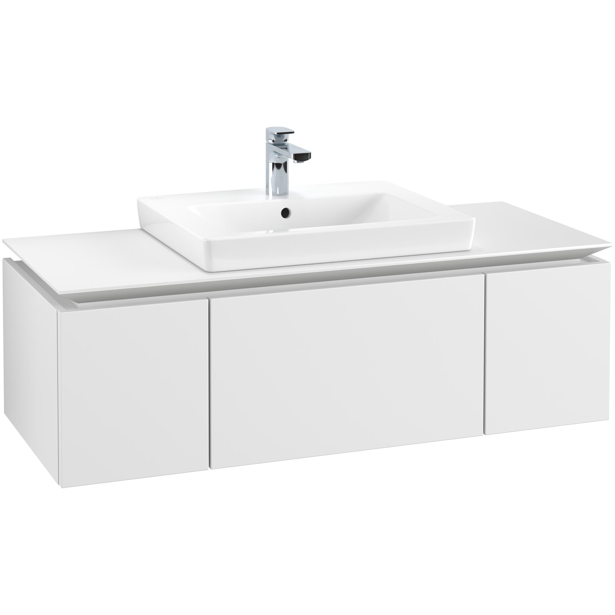 Tvättställsskåp Villeroy & Boch Legato Kompakt med 3 Lådor för Tvättställ | badrum - badrumsmobler - tvattstallsskap-och-kommod | KakelKungen