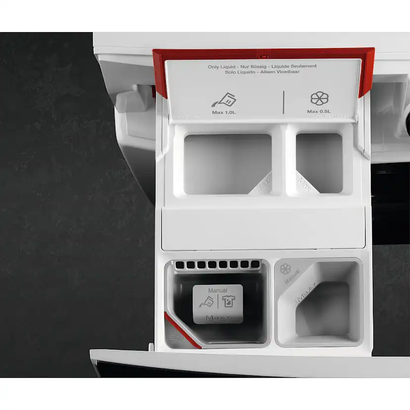 Frontmatet Vaskemaskin AEG LR622A94Q ProSense 6000 Hvit med AutoDose og EcoInverter