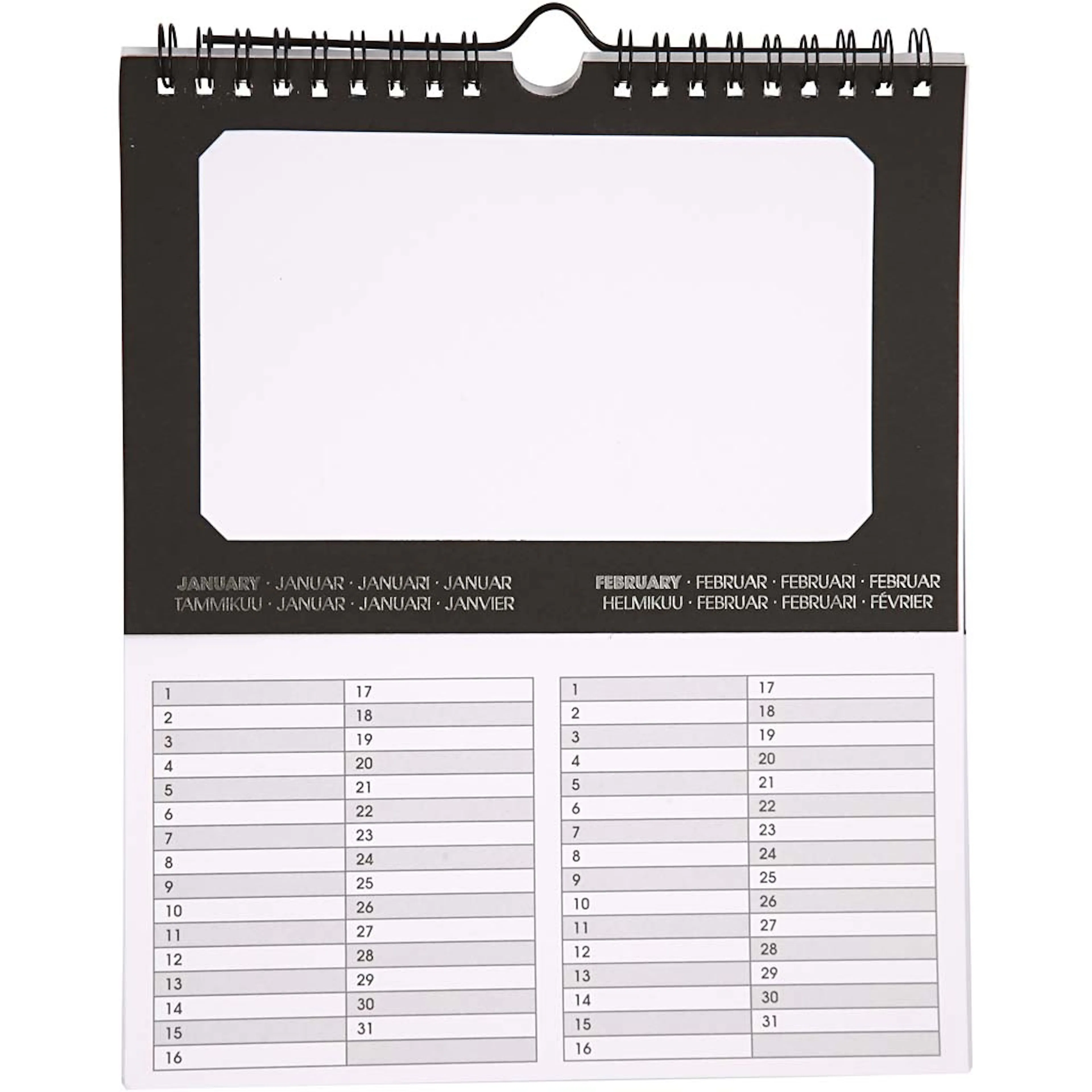 Evighetskalender Creativ Company Str 19x23 cm 5 stk/1 Pk