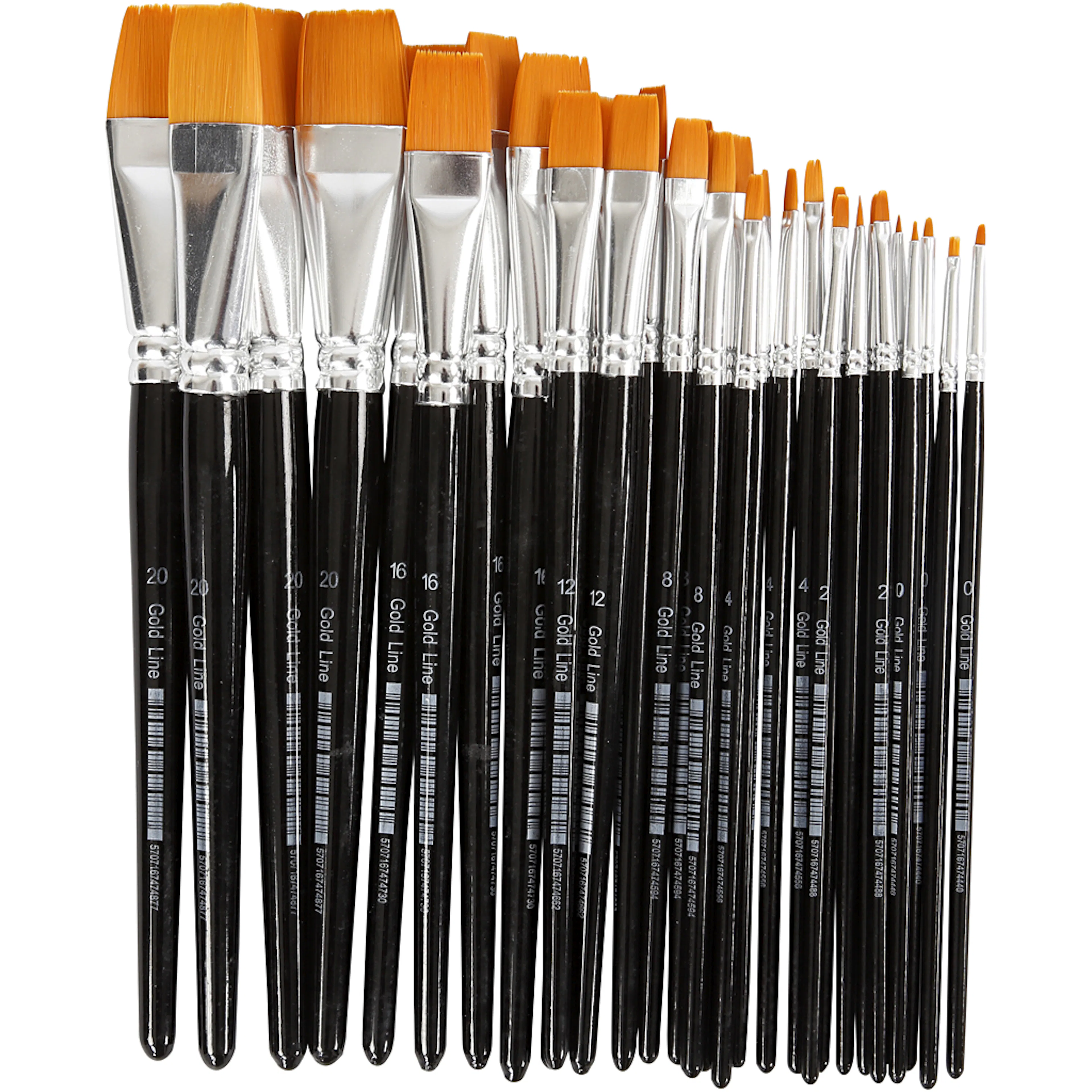 Pensler Creativ Company Gold Line Flate Nr 0+2+4+8+12+16+20 30 Stk/1 Pk