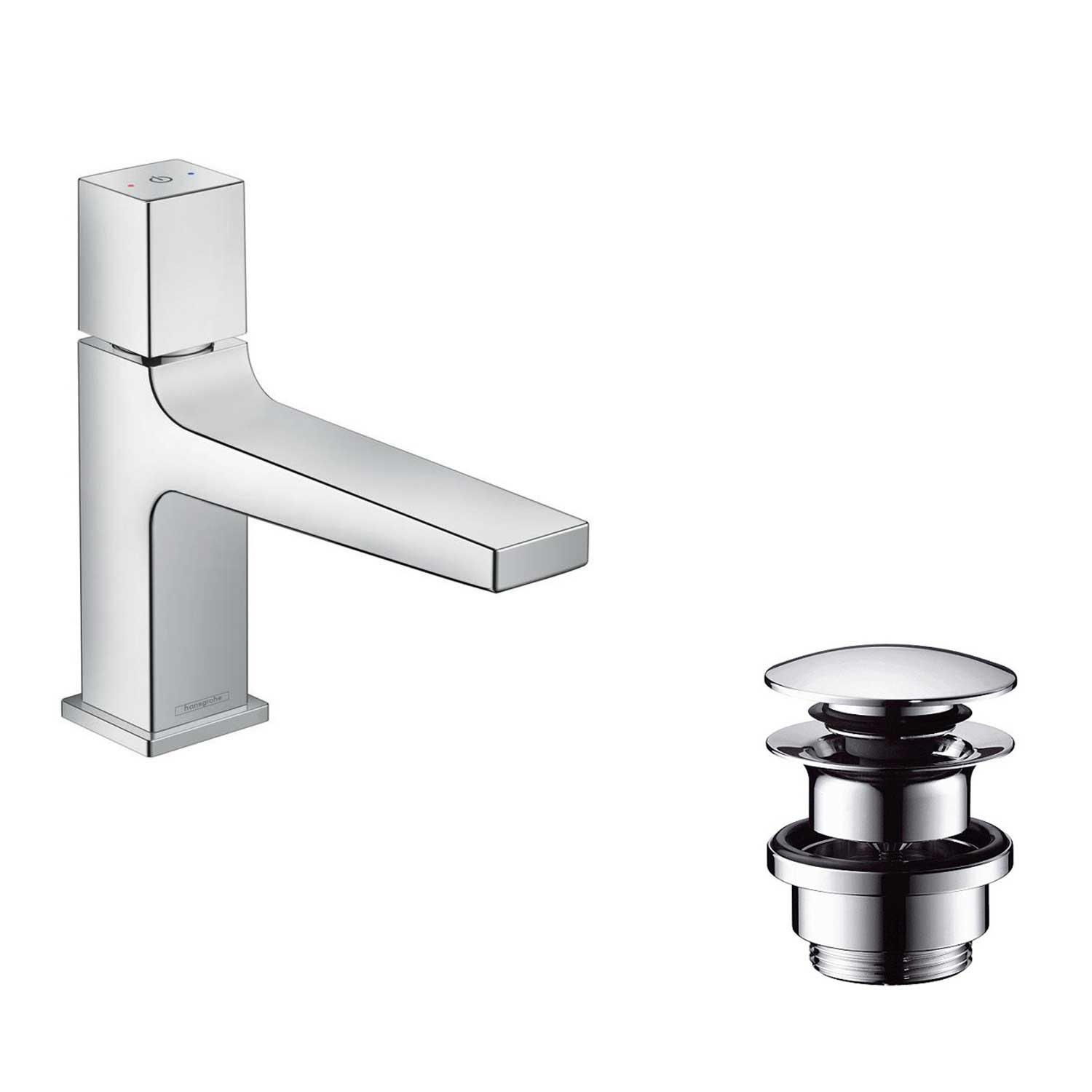 Tv&auml;ttst&auml;llsblandare Hansgrohe Metropol Select 100 CoolStart Push-Open