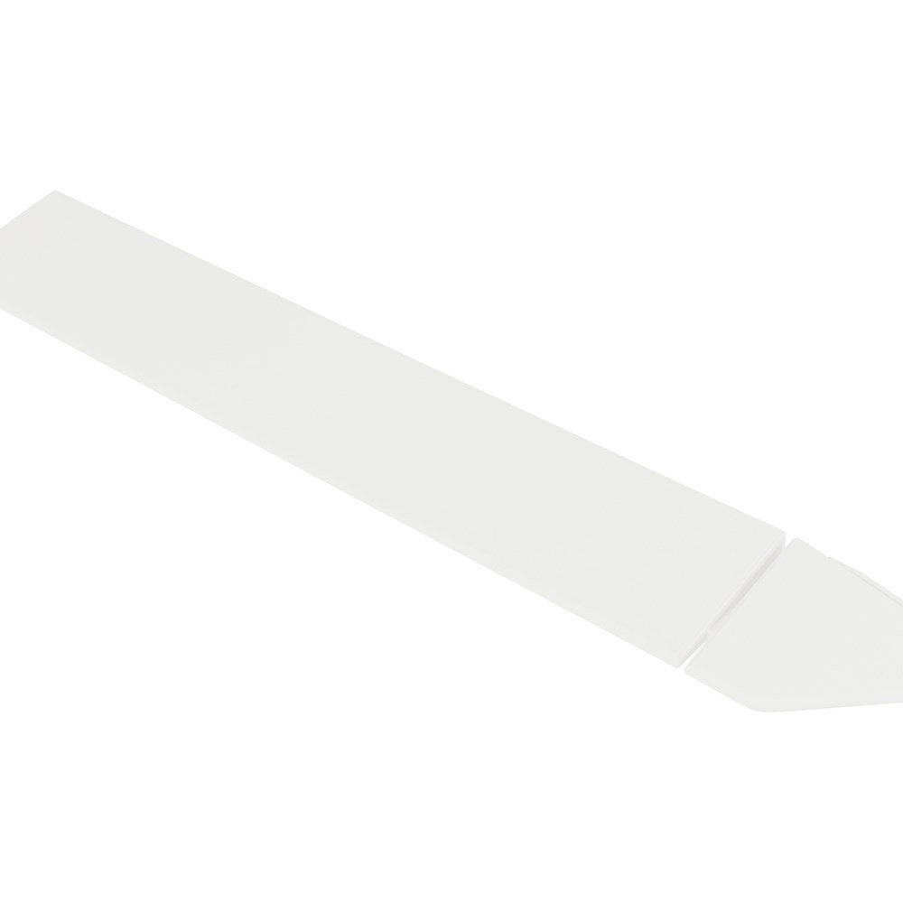 Hörnlist Hestraplattan Hestra Snow White | golv - utegolv - trall-balkong | KakelKungen