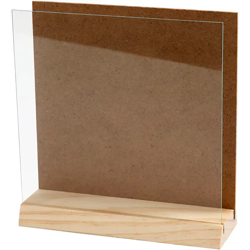 3D Plate Creativ Company med Glass 15x15 cm 1 Sett