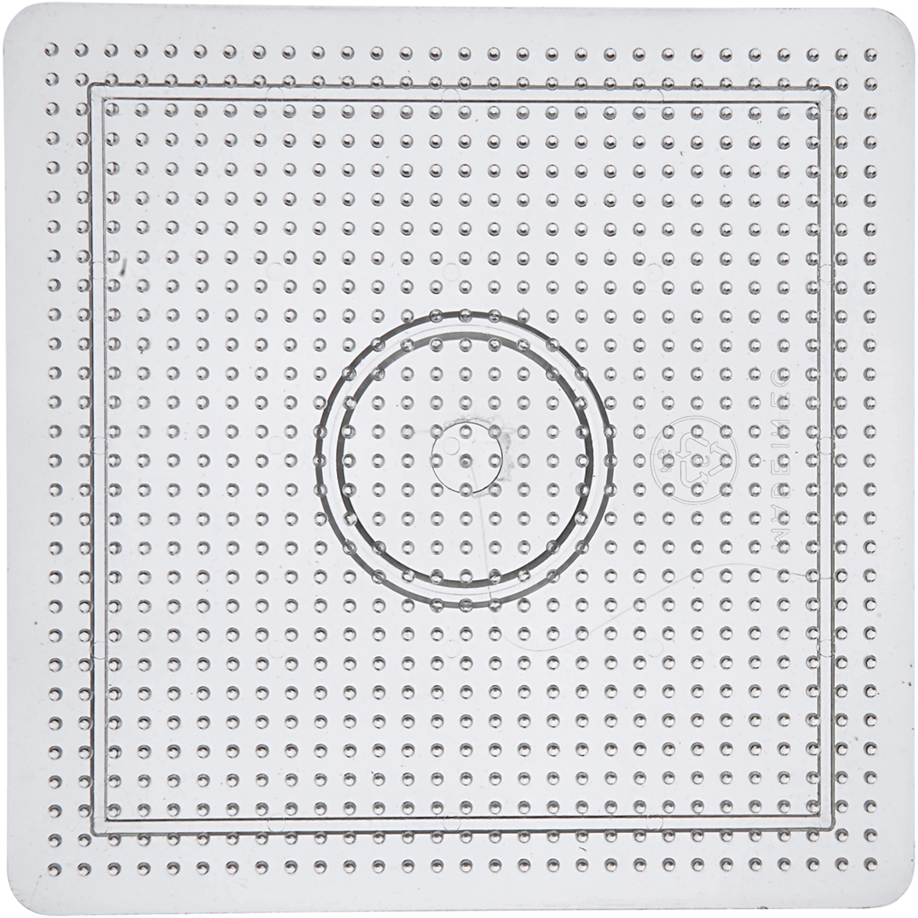 Perleplate Creativ Company Str 14,5x14,5 cm 1 Stk