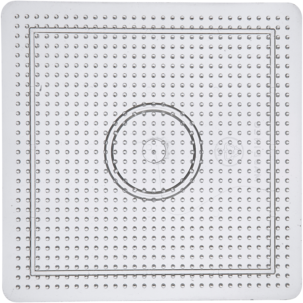 Perleplate Creativ Company Str 14,5x14,5 cm 1 Stk
