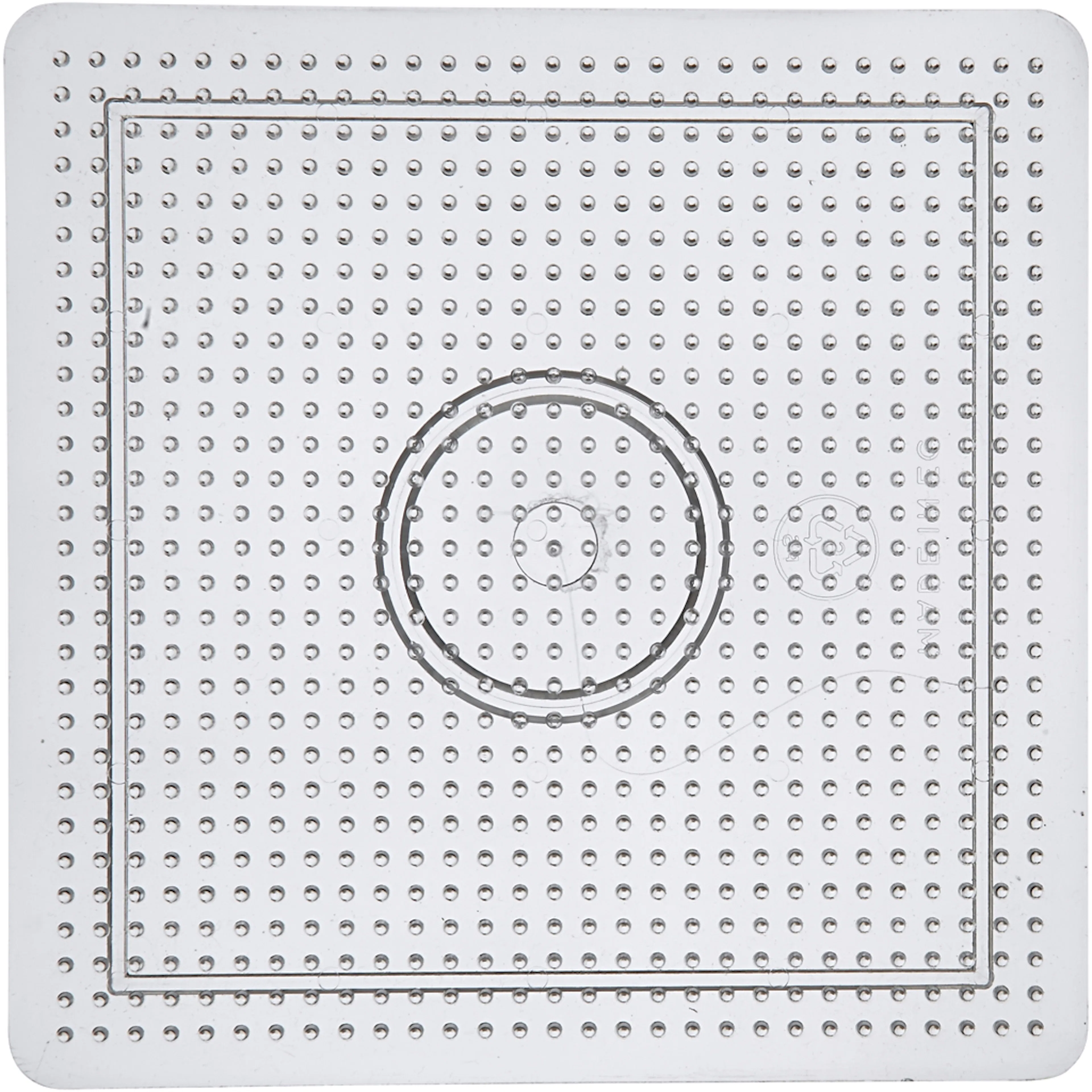 Perleplate Creativ Company Str 14,5x14,5 cm 1 Stk