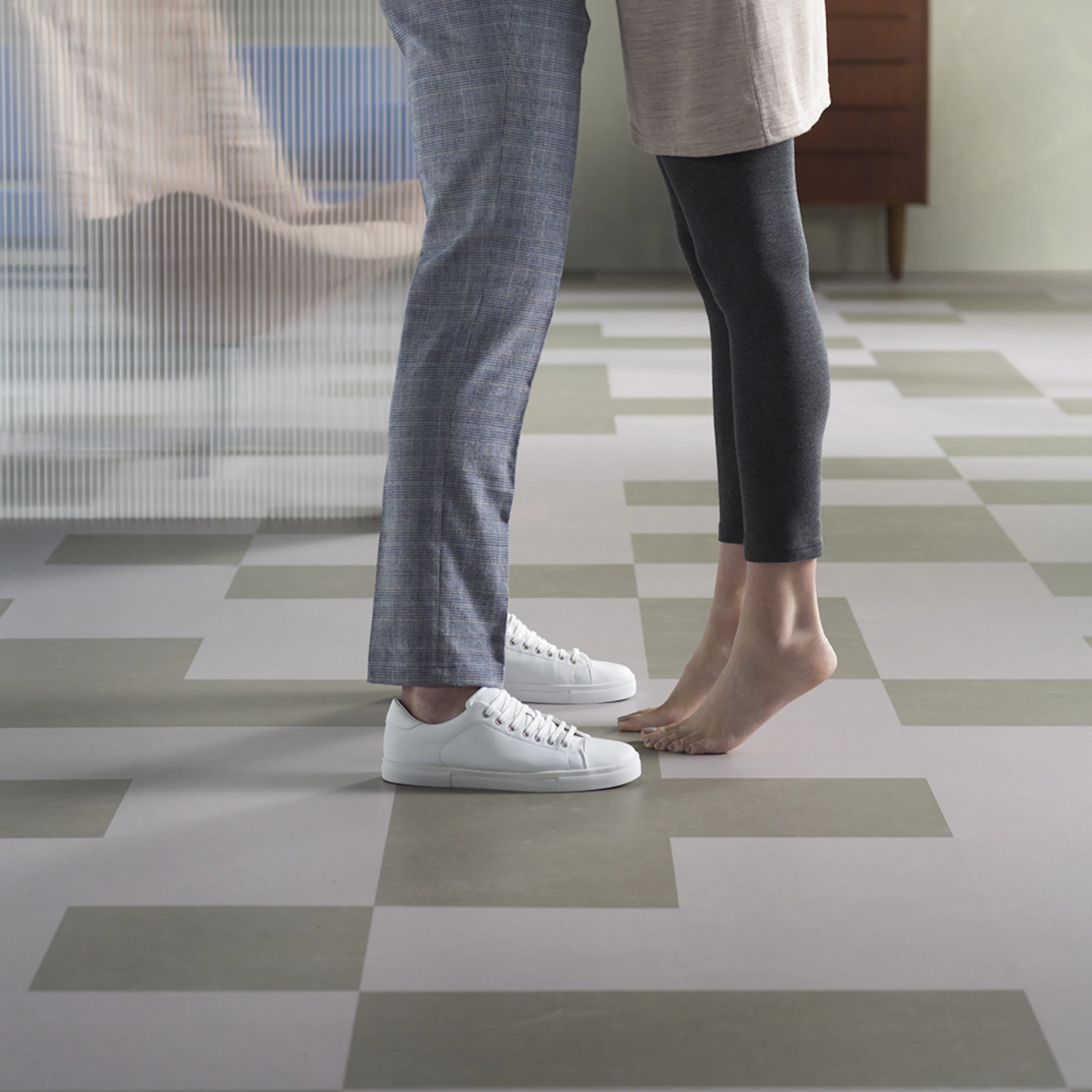 Linoleumsgulv Forbo Marmoleum Click Liquid Clay 30x30 cm
