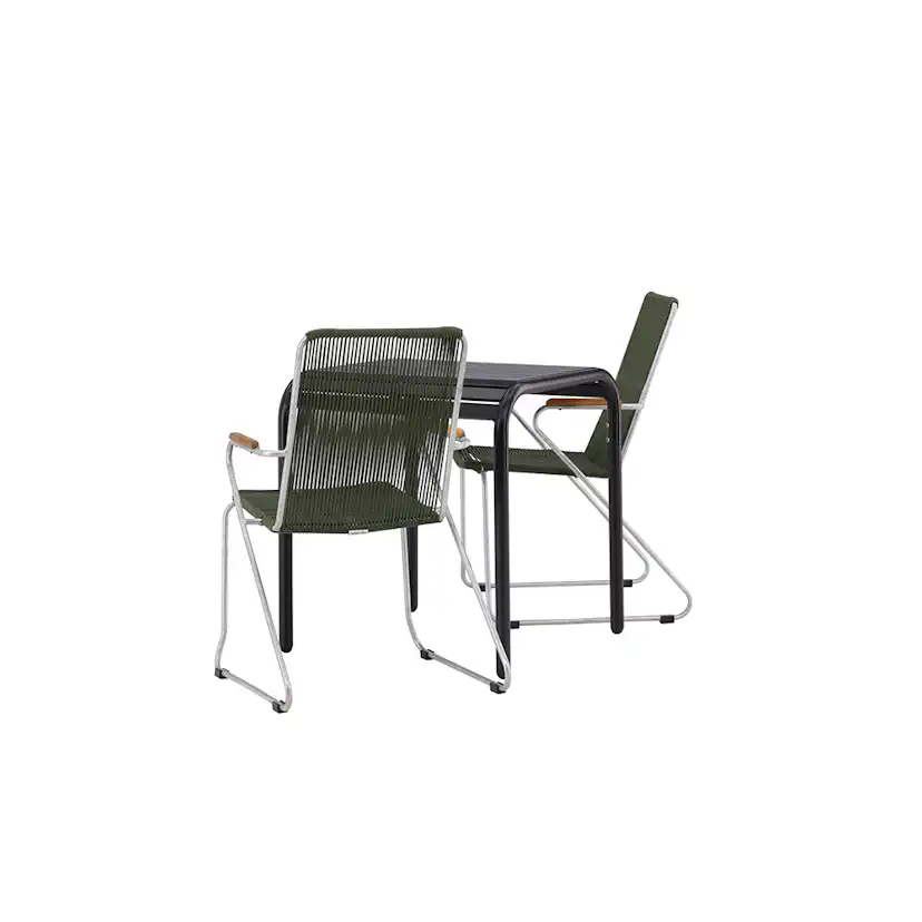 Cafégruppe Venture Home Borneo Bord med 2 Bois Stoler