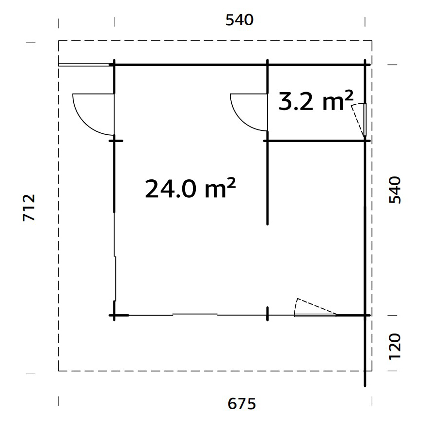 Gjestehytte Palmako Cecilia 27,2 M2
