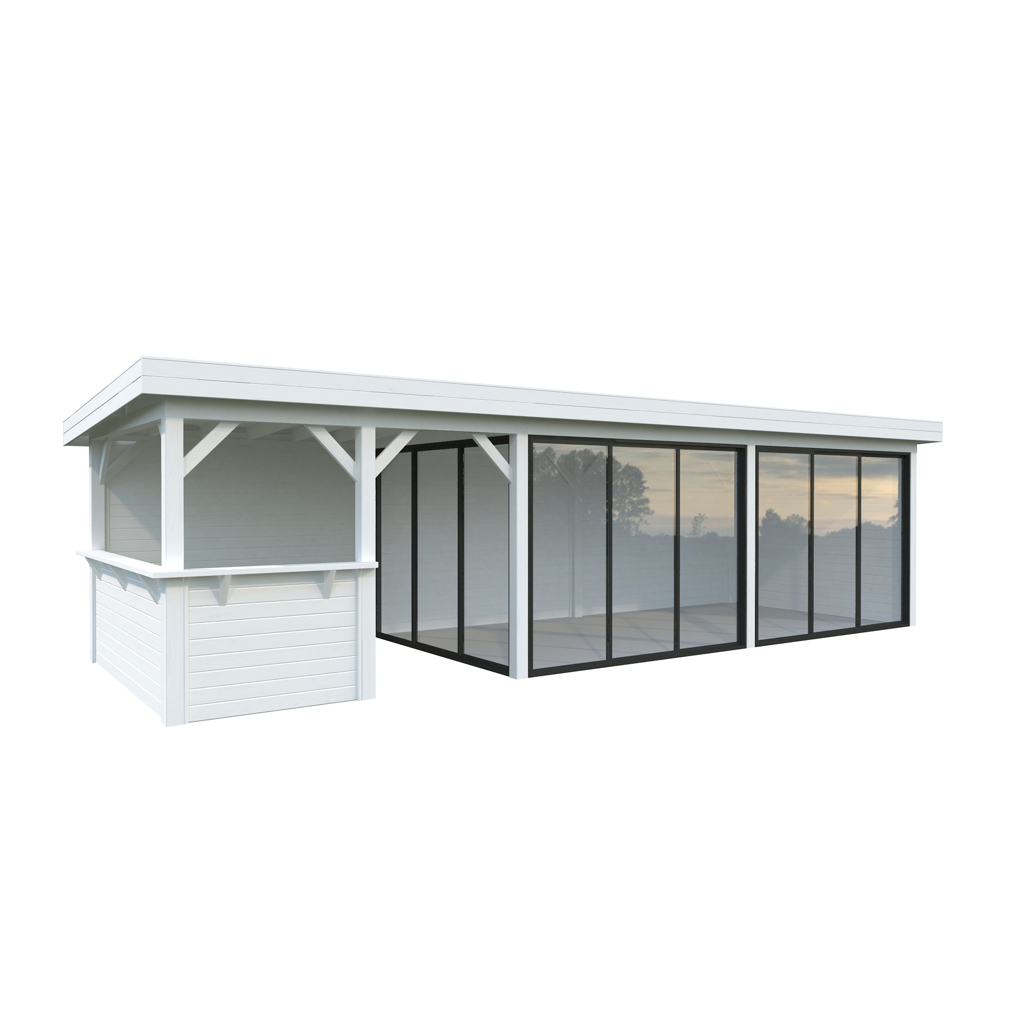 Hagestue Palmako Lenna 24,9 m2 Set 419 Slide