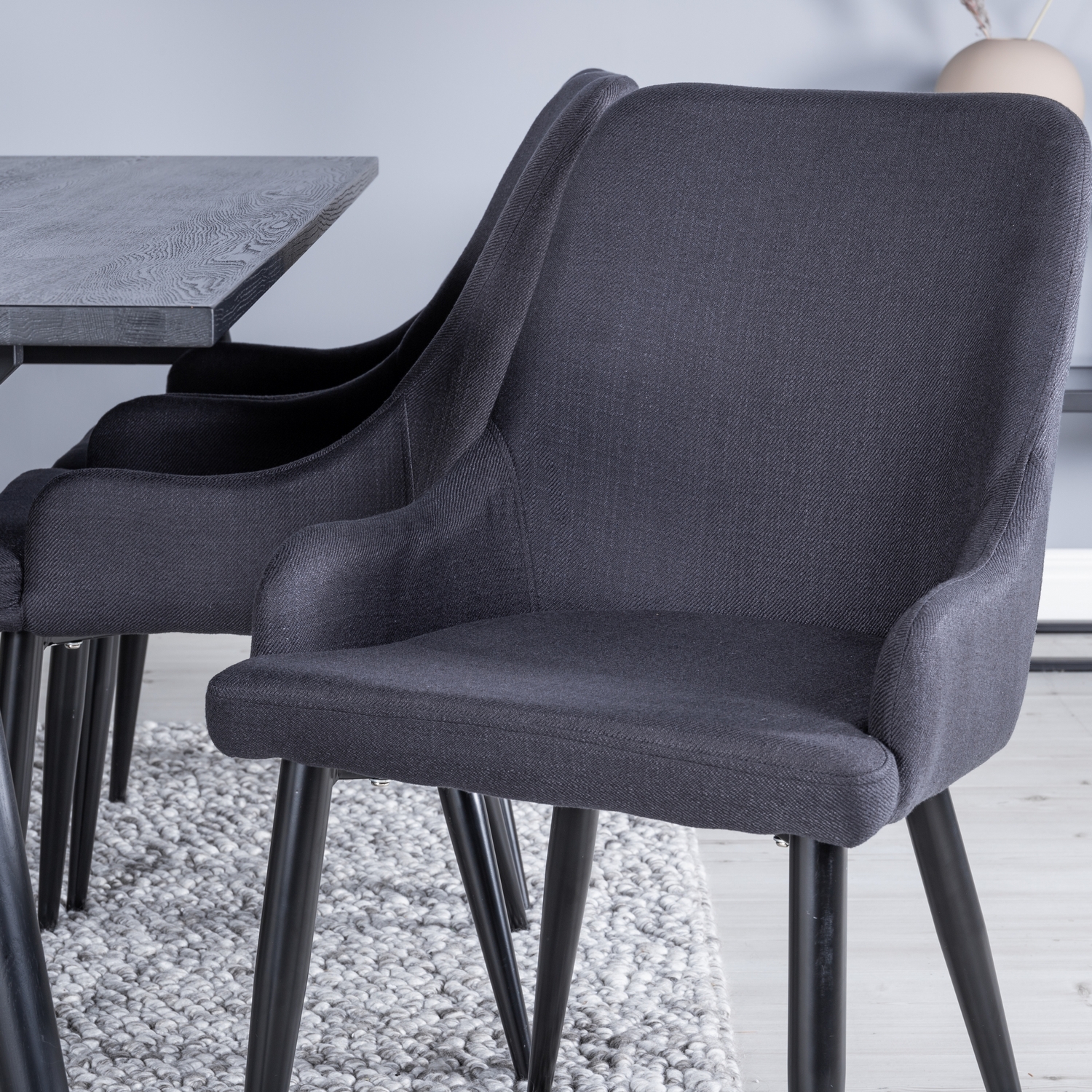 Spisegruppe Venture Home Salt med 6 Plake Stoler