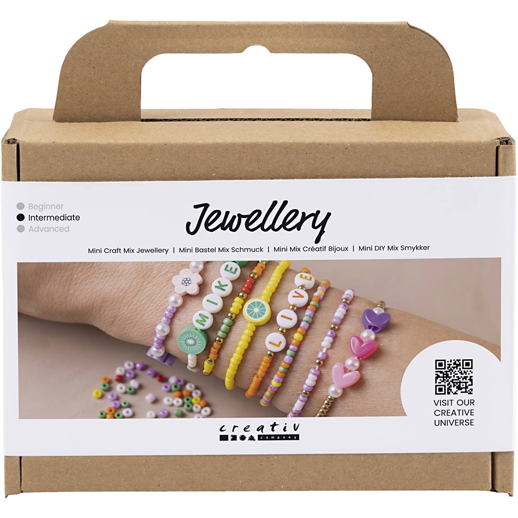 Smykker Creativ Company Mini DIY Mix Fargesterke armbånd