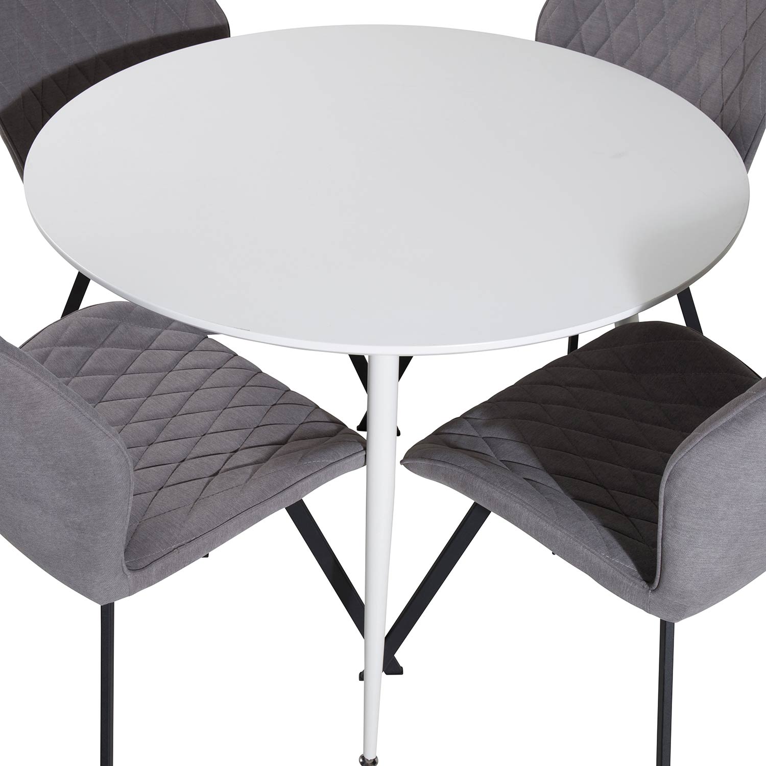 Spisegruppe Venture Home Plake med 4 Geneva Stoler Rundt