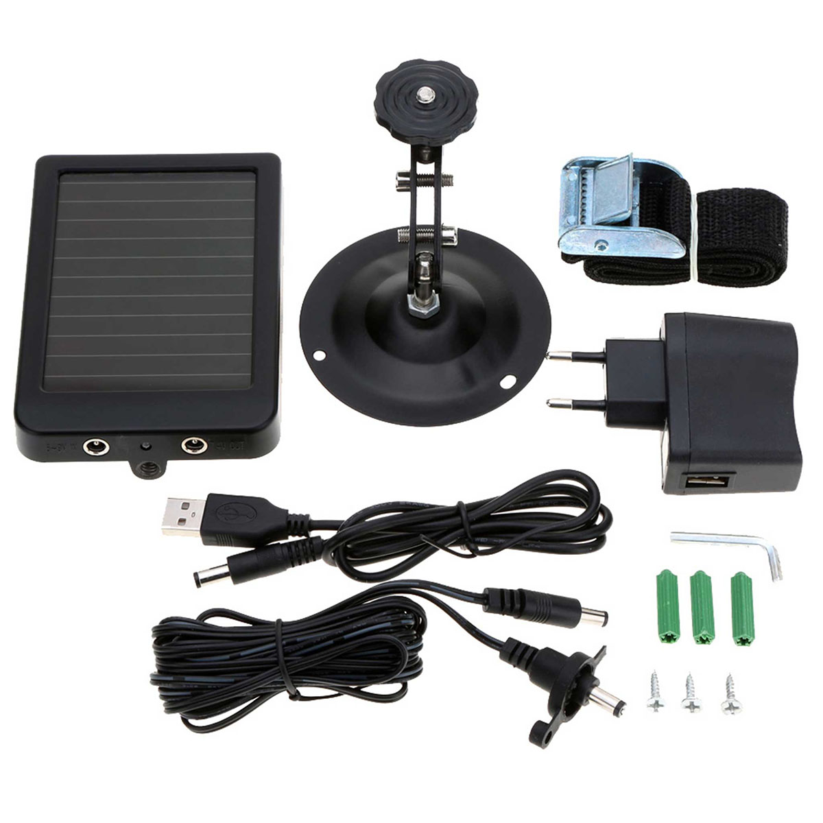 Solpanel Trekker for Viltkamera 9V