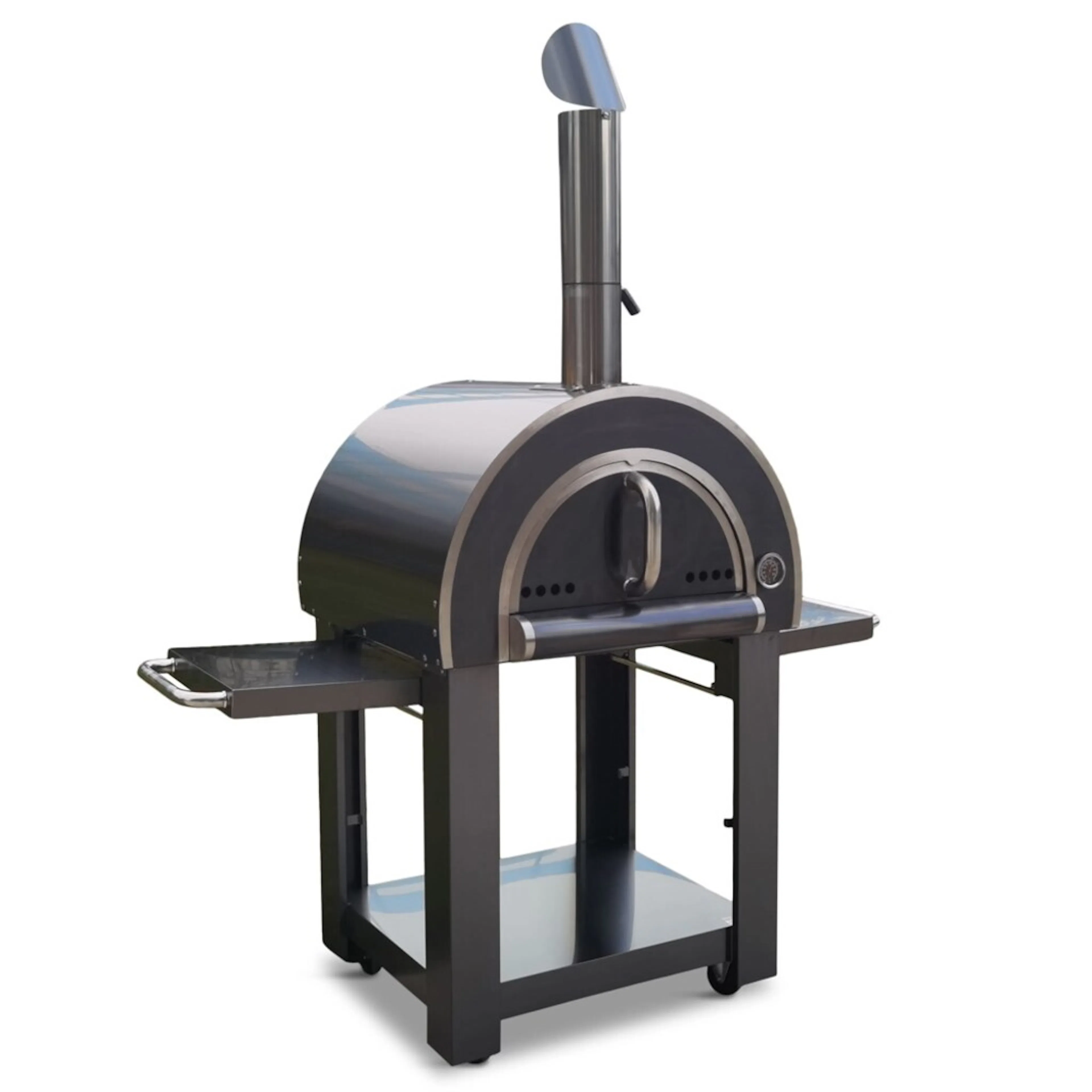 Vedfyrt Pizzaovn Metalcraft Milano Blackline