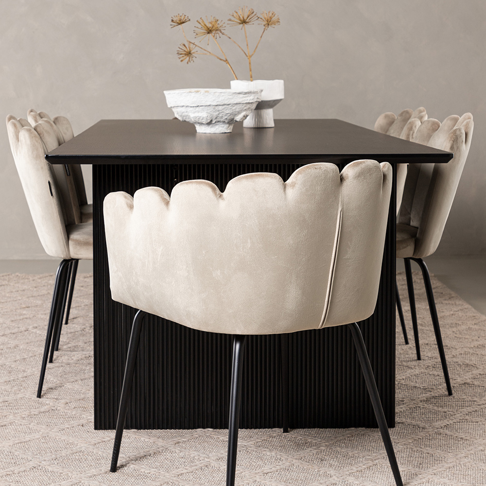 Spisegruppe Venture Home Vail med 4 Limhamn Light Stoler