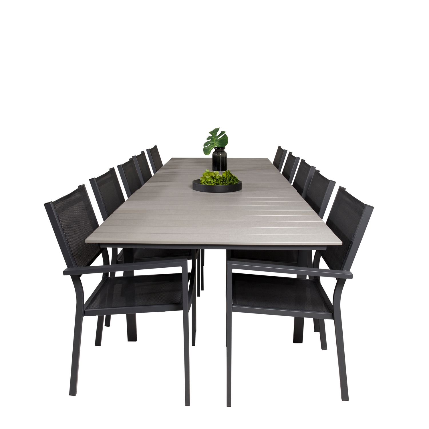 Spisegruppe Venture Home Lova 224/324 med 10 Copacabana Lenestoler