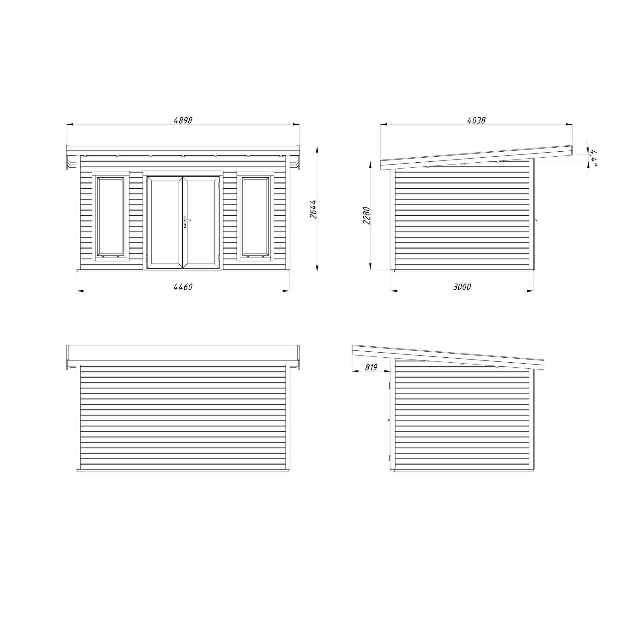 Hagestue Palmako Aurelia 13,4 m² (inv. 12,7 m²)